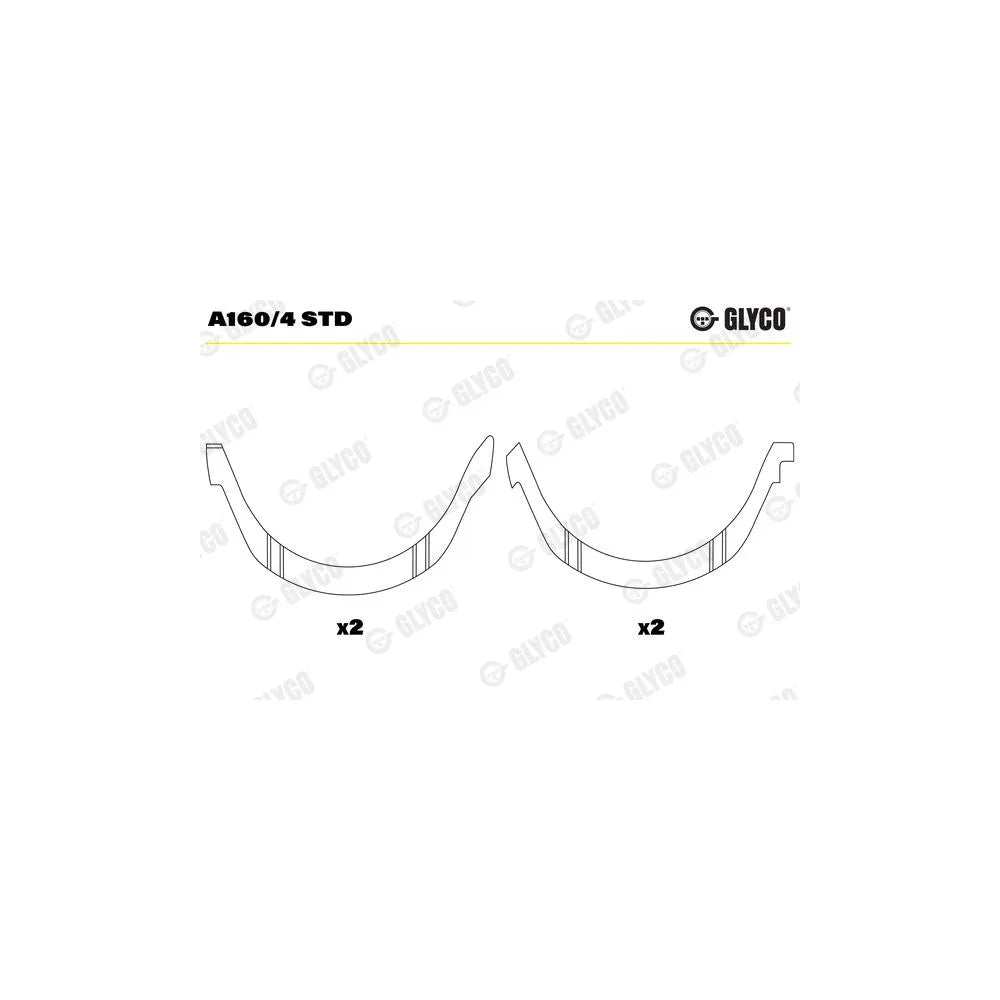 Saiba Distantier, Arbore Cotit Glyco - A160/4 STD