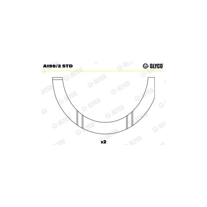 Saiba Distantier, Arbore Cotit Glyco - A190/2 STD