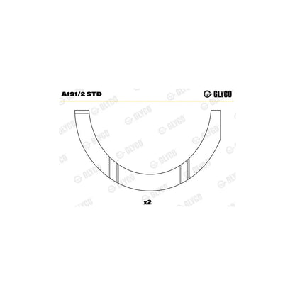Saiba Distantier, Arbore Cotit Glyco - A191/2 STD