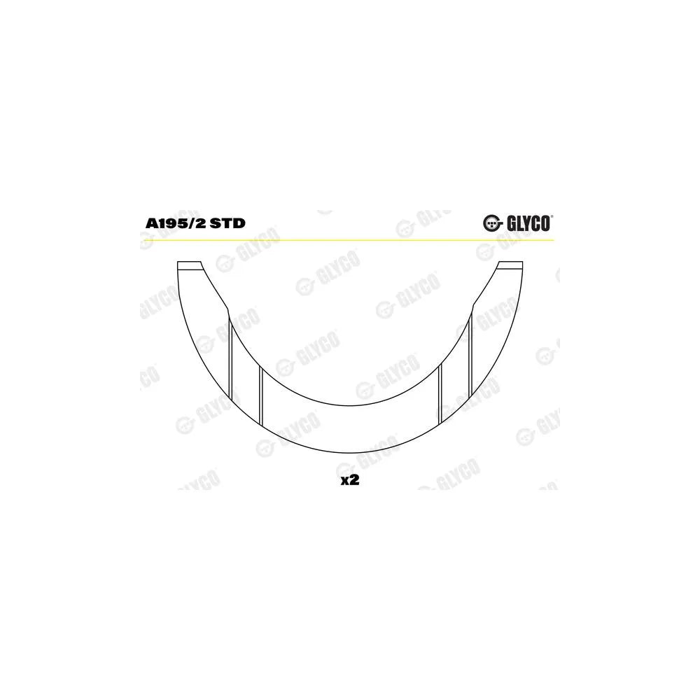 Saiba Distantier, Arbore Cotit Glyco - A195/2 STD