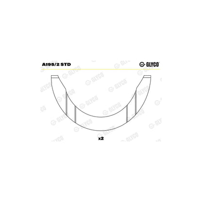 Saiba Distantier, Arbore Cotit Glyco - A195/2 STD