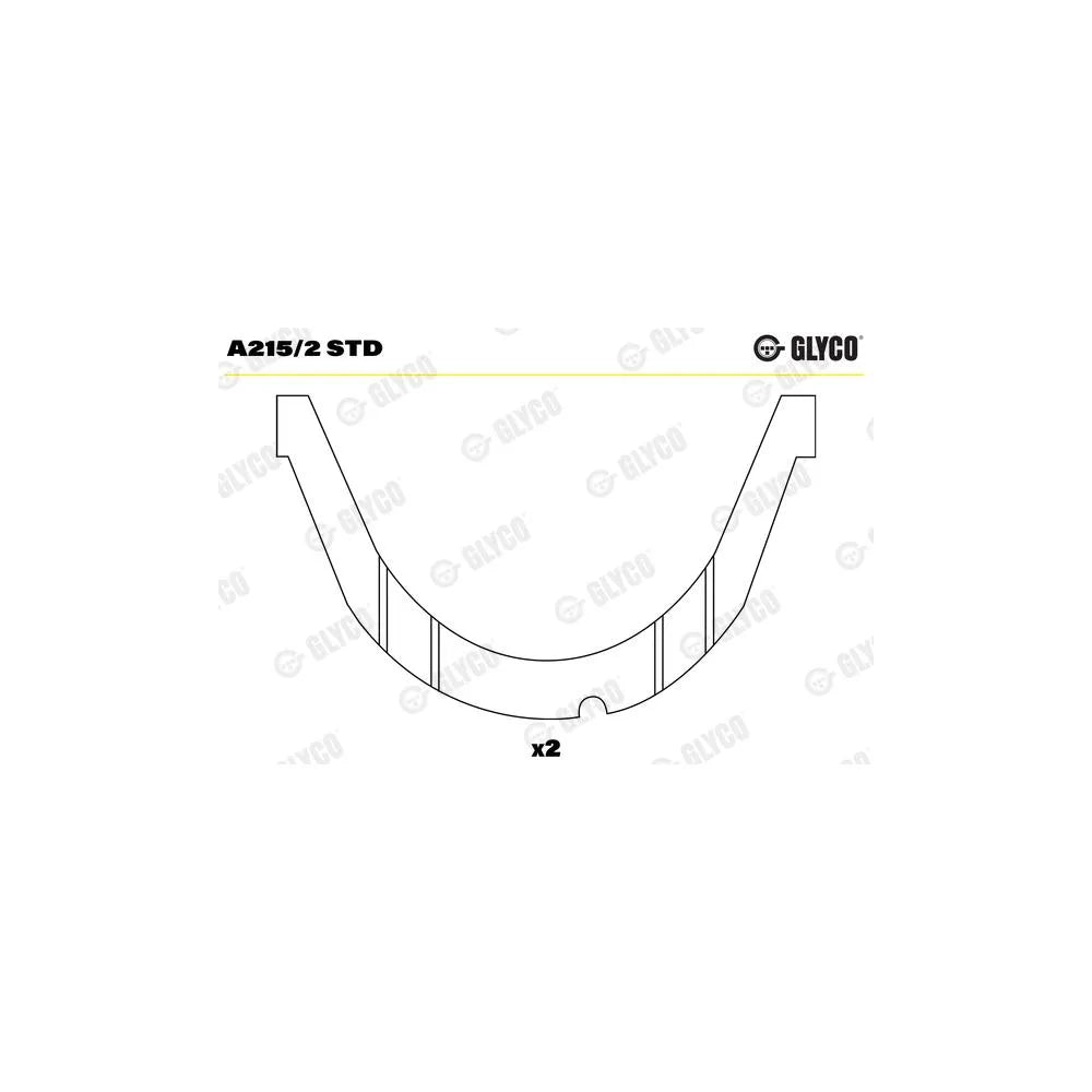 Saiba Distantier, Arbore Cotit Glyco - A215/2 STD