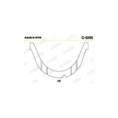 Saiba Distantier, Arbore Cotit Glyco - A215/2 STD