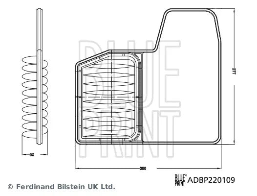 Filtru Aer Suzuki Ignis Iii, Swift V 04.20- BLP 0.27 kg - ADBP220109