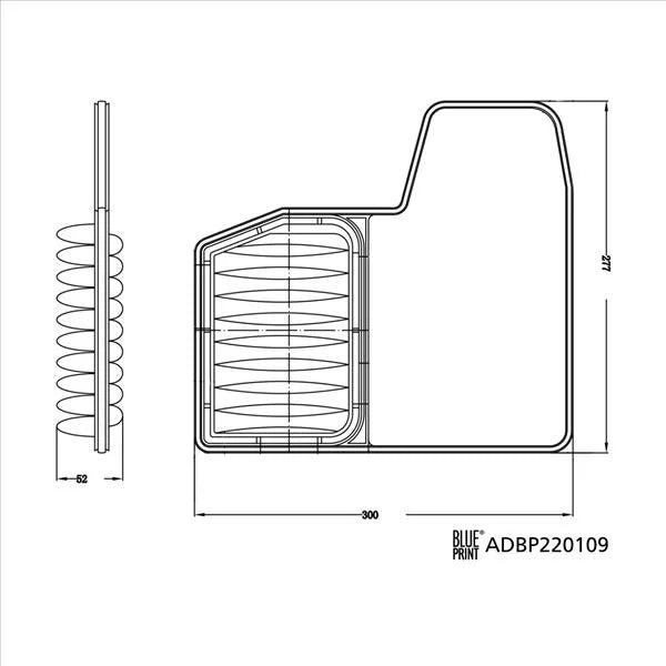 Filtru Aer Suzuki Ignis Iii, Swift V 04.20- BLP 0.27 kg - ADBP220109