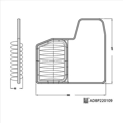 Filtru Aer Suzuki Ignis Iii, Swift V 04.20- BLP 0.27 kg - ADBP220109