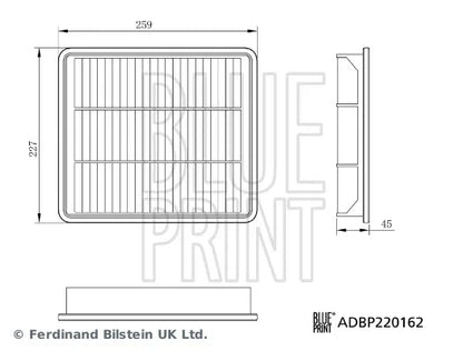 Filtru Aer BLUE PRINT 0.41 kg - ADBP220162