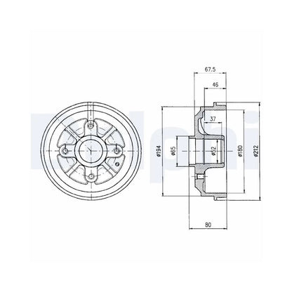 Tamburi Frana Delphi - BF324