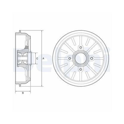 Tamburi Frana Delphi - BFR576