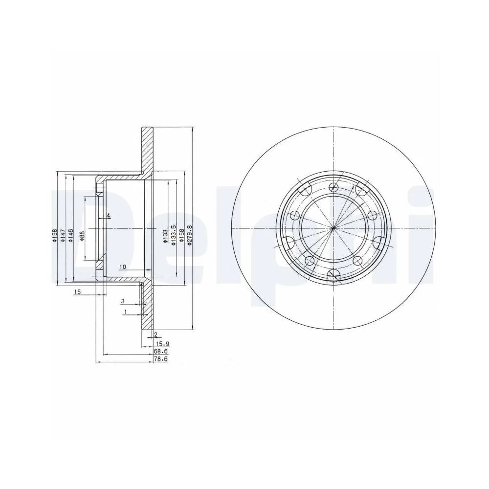 Discuri Frana Delphi - BG2265