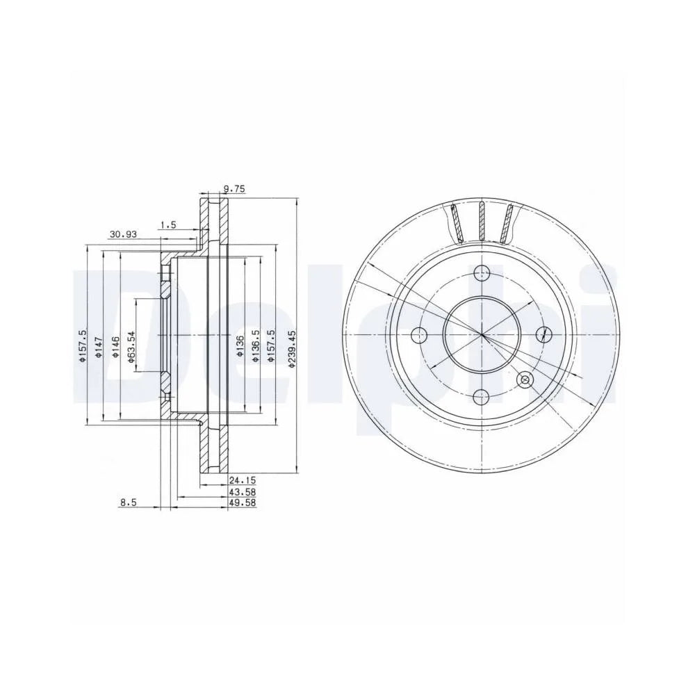 Discuri Frana Delphi 48 mm 44 mm - BG2367