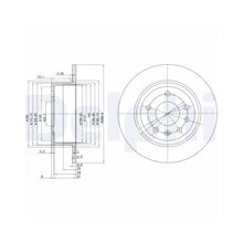 Discuri Frana Delphi pentru Opel Omega A/Senator B - BG2381