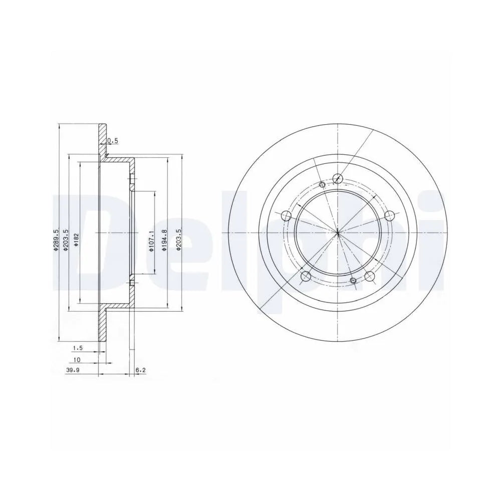 Discuri Frana Delphi pentru Suzuki Grand Vitara/Jimny/Samurai Autoturism/Sj410/Sj413 - BG2584