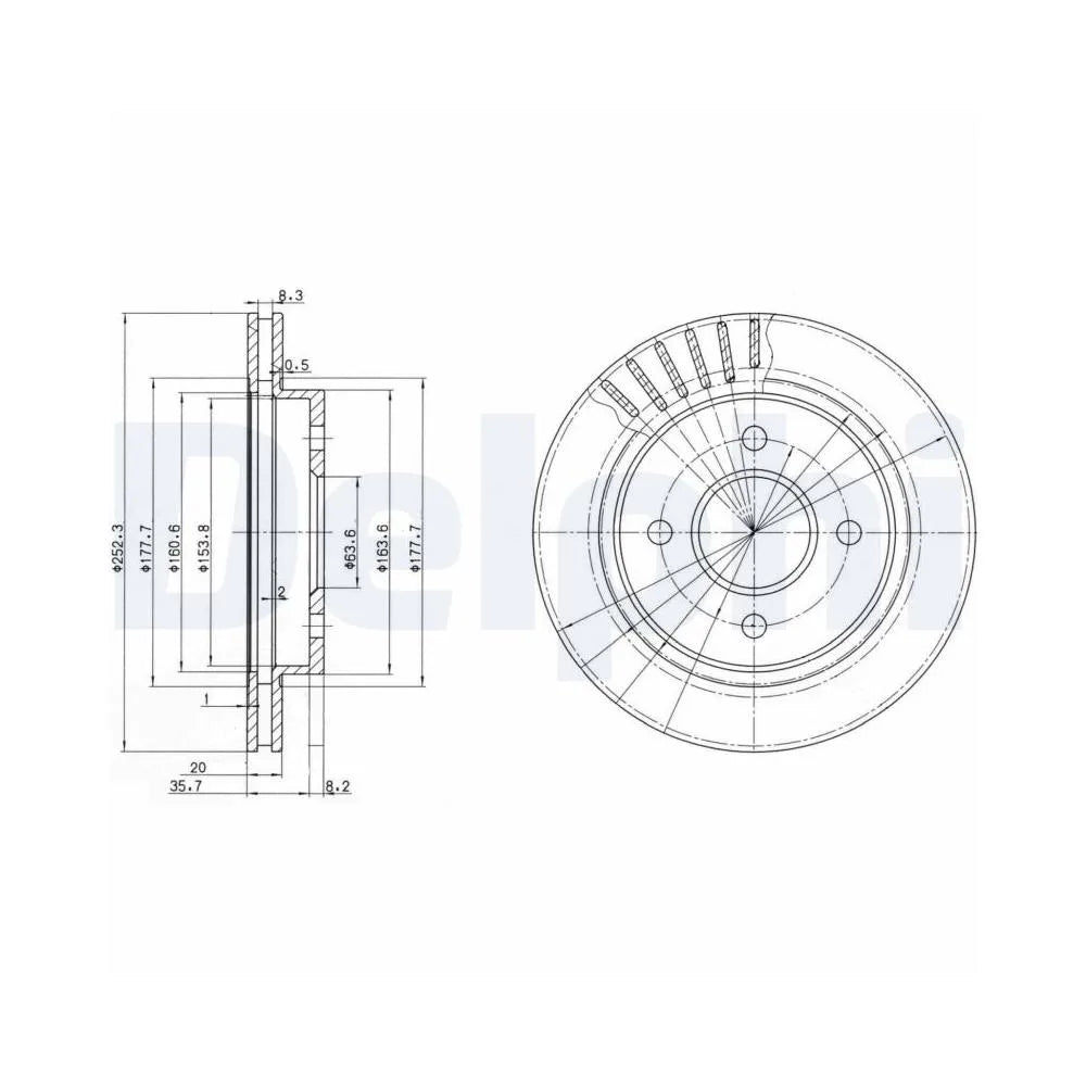 Discuri Frana Delphi - BG2700