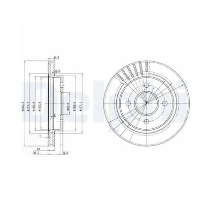 Discuri Frana Delphi - BG2700