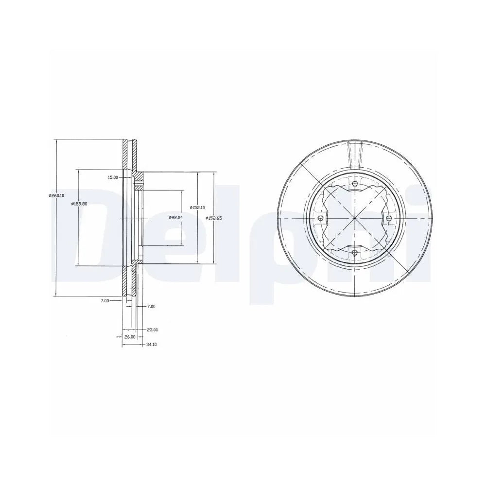 Discuri Frana Delphi - BG2798
