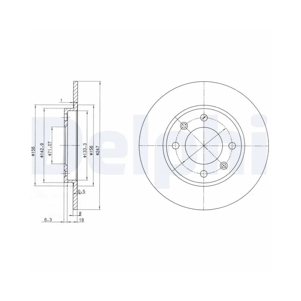 Discuri Frana Delphi - BG2800