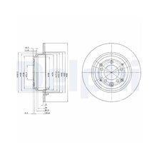Discuri Frana Delphi pentru Acura Legend/Legend Cupe, Honda Legend/Shuttle - BG3060