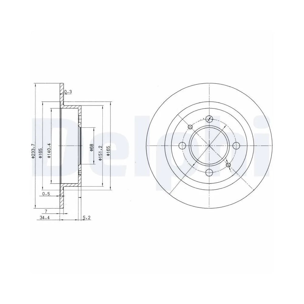 Discuri Frana Delphi - BG3126