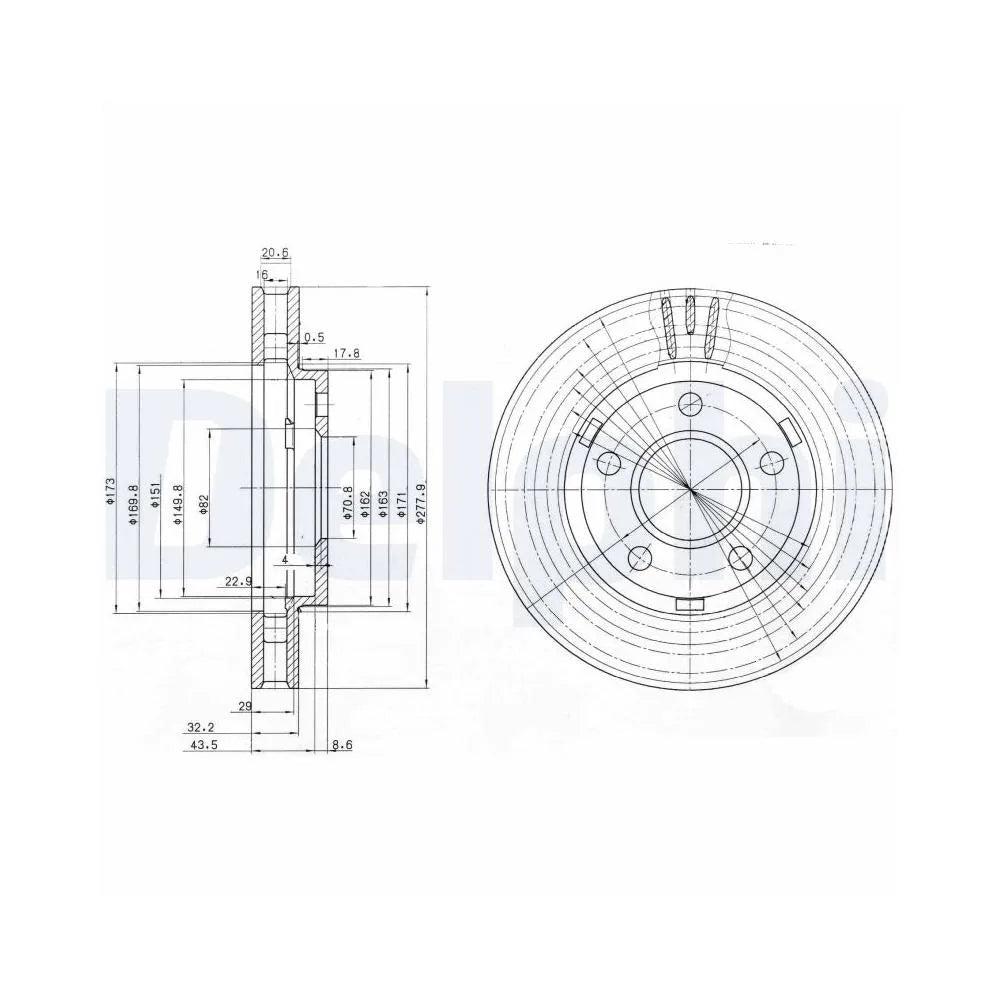 Discuri Frana Delphi - BG3144