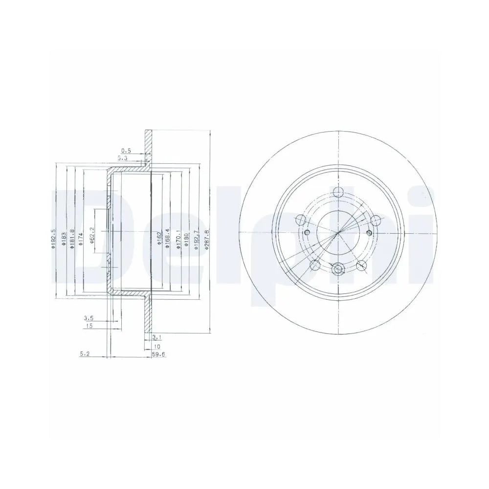 Discuri Frana Delphi - BG3183