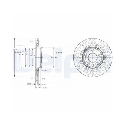 Discuri Frana Delphi - BG3222