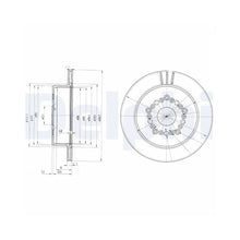 Discuri Frana Delphi pentru Lexus Gs/Ls, Toyota Supra - BG3230