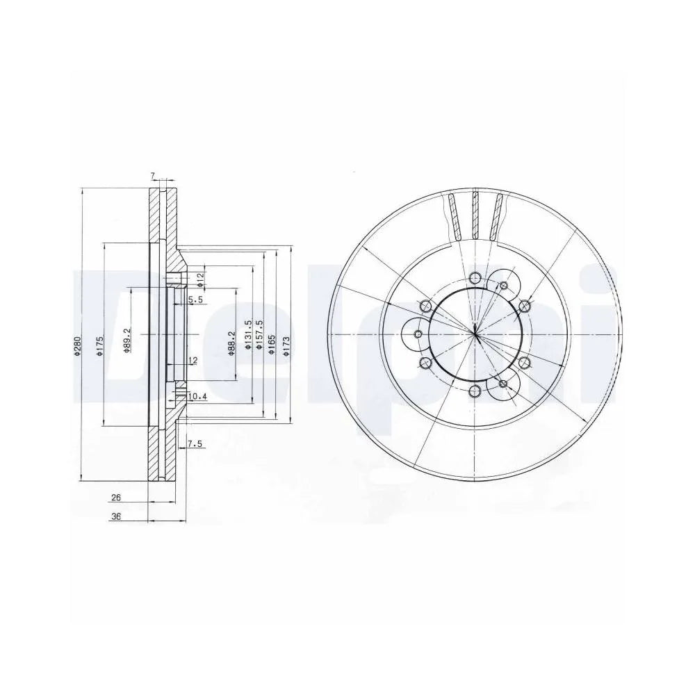 Discuri Frana Delphi - BG3378