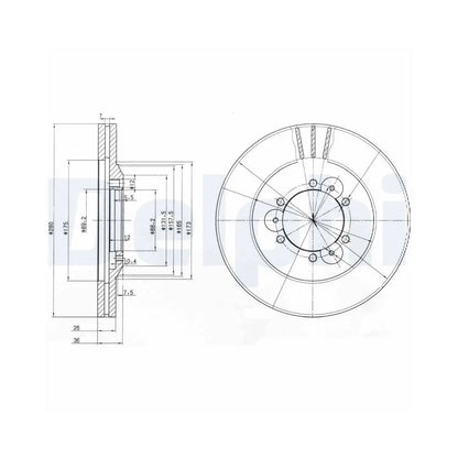 Discuri Frana Delphi - BG3378