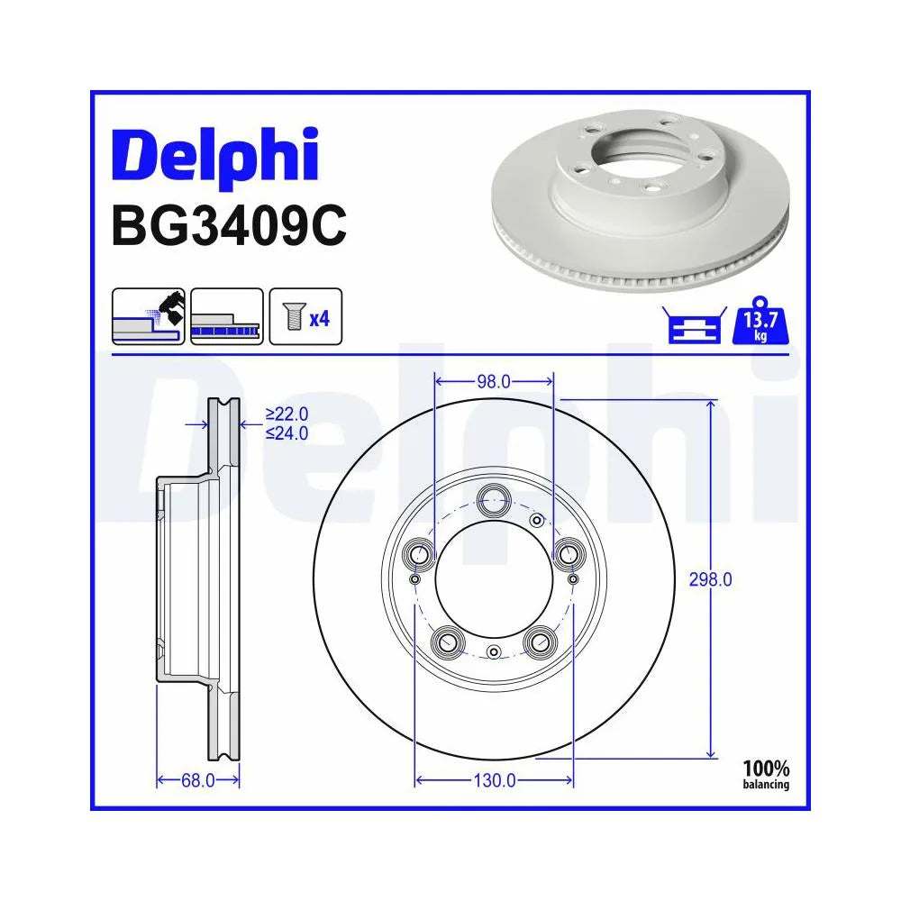 Discuri Frana Delphi - BG3409C