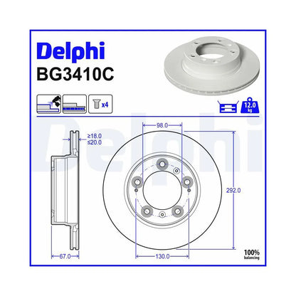 Discuri Frana Delphi - BG3410C