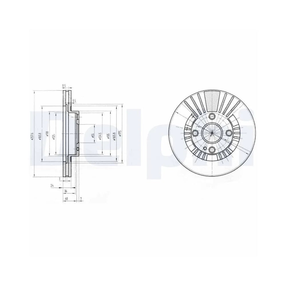 Discuri Frana Delphi - BG3509