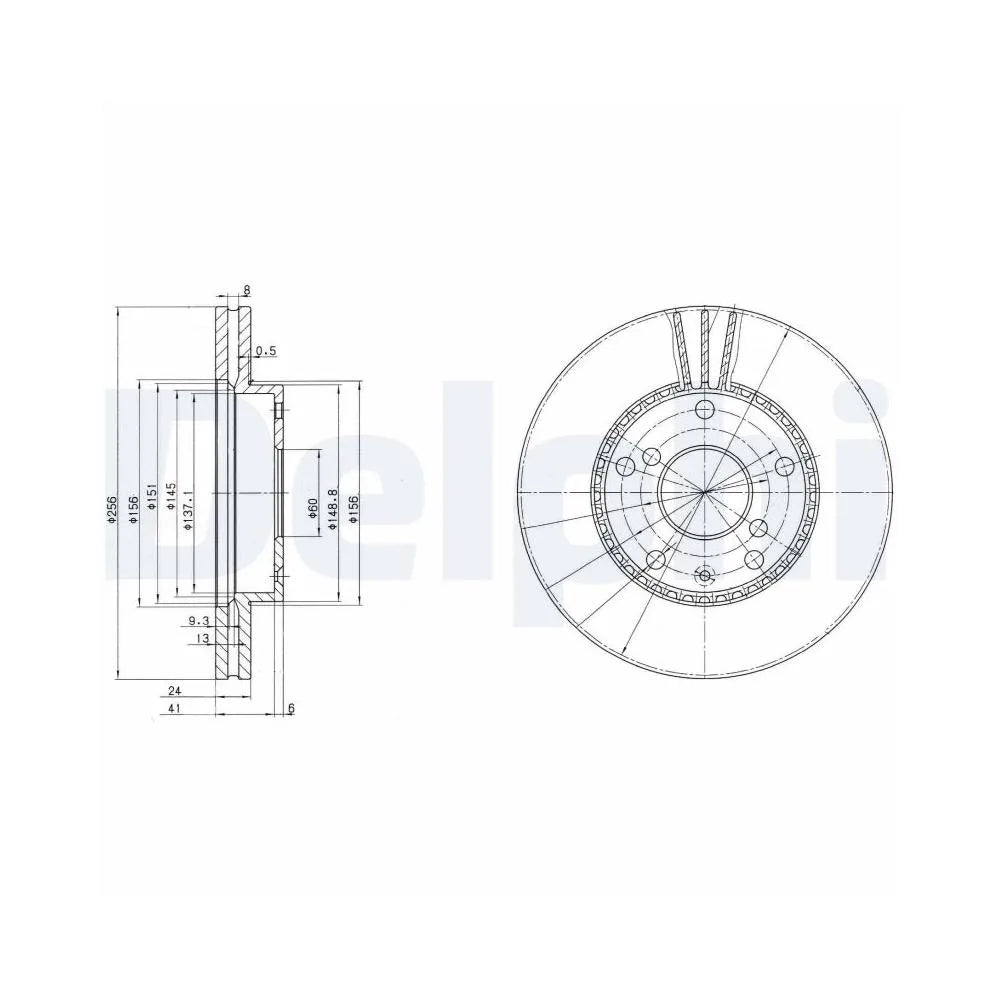 Discuri Frana Delphi pentru Daewoo Leganza - BG3531