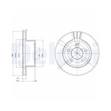 Discuri Frana Delphi pentru Jeep Cherokee/Comanche/Grand Cherokee/Wrangler - BG3533