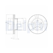 Discuri Frana Delphi pentru Ford Usa Explorer - BG3546