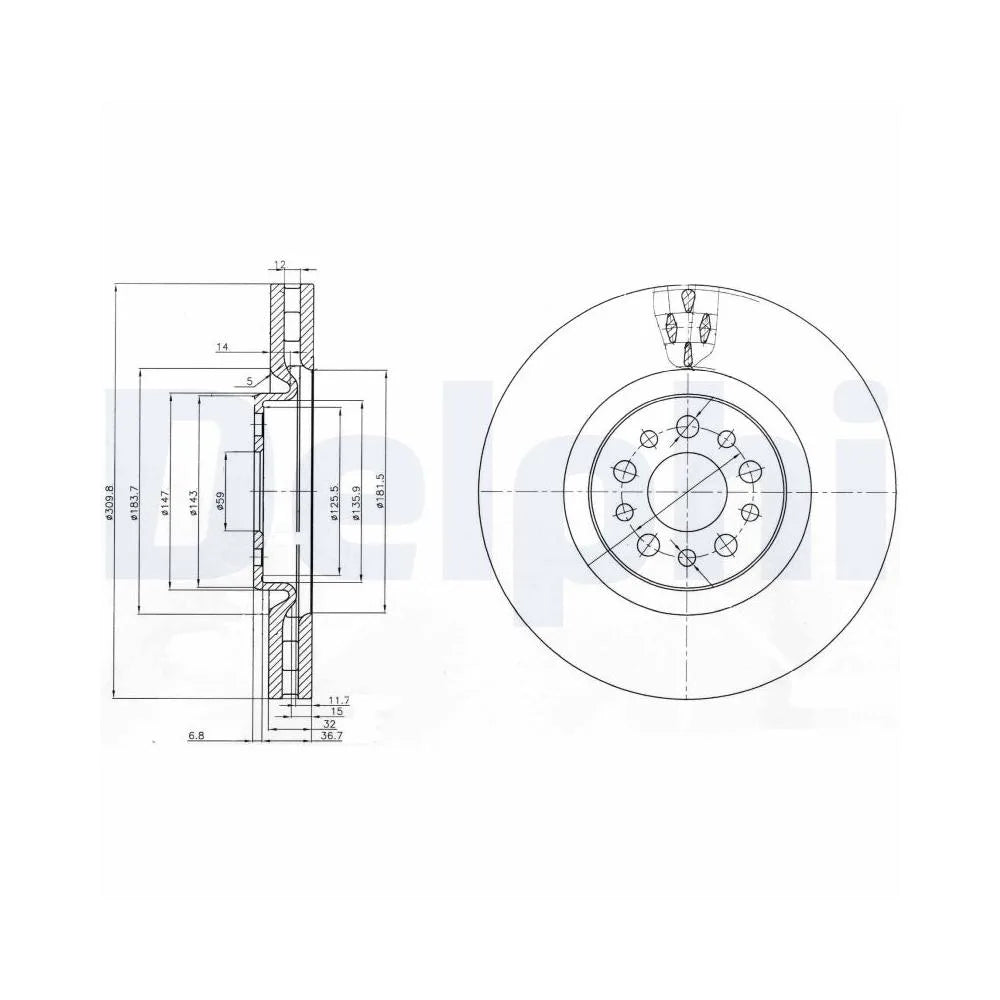 Discuri Frana Delphi - BG3898