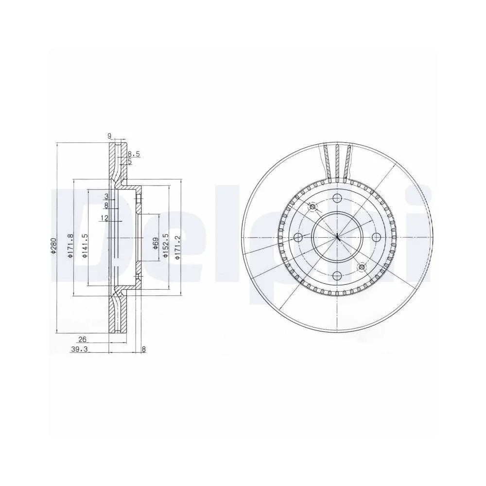 Discuri Frana Delphi - BG4013