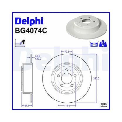 Discuri Frana Delphi - BG4074C