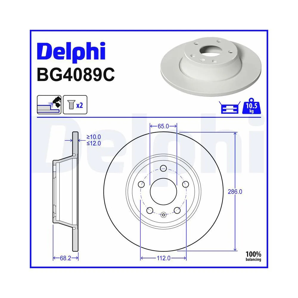 Discuri Frana Delphi - BG4089C