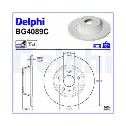 Discuri Frana Delphi - BG4089C