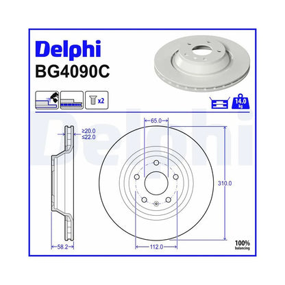 Discuri Frana Delphi - BG4090C