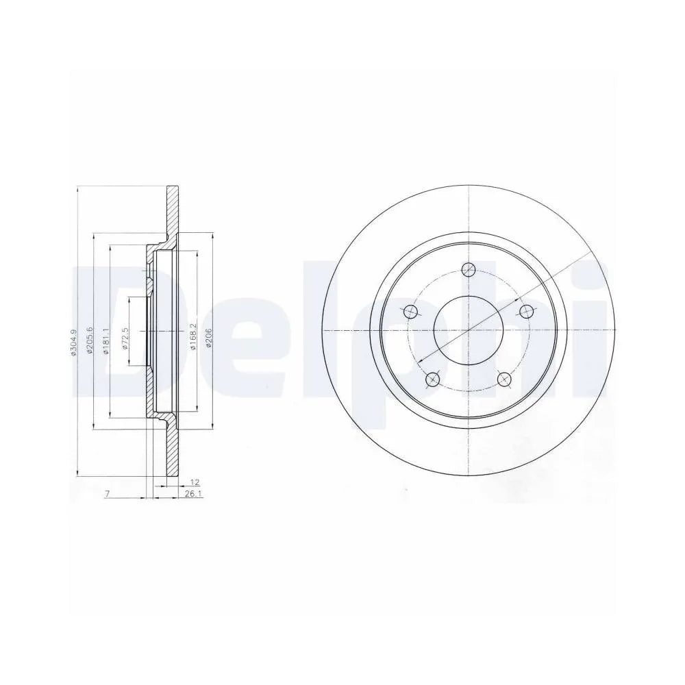 Discuri Frana Delphi - BG4247