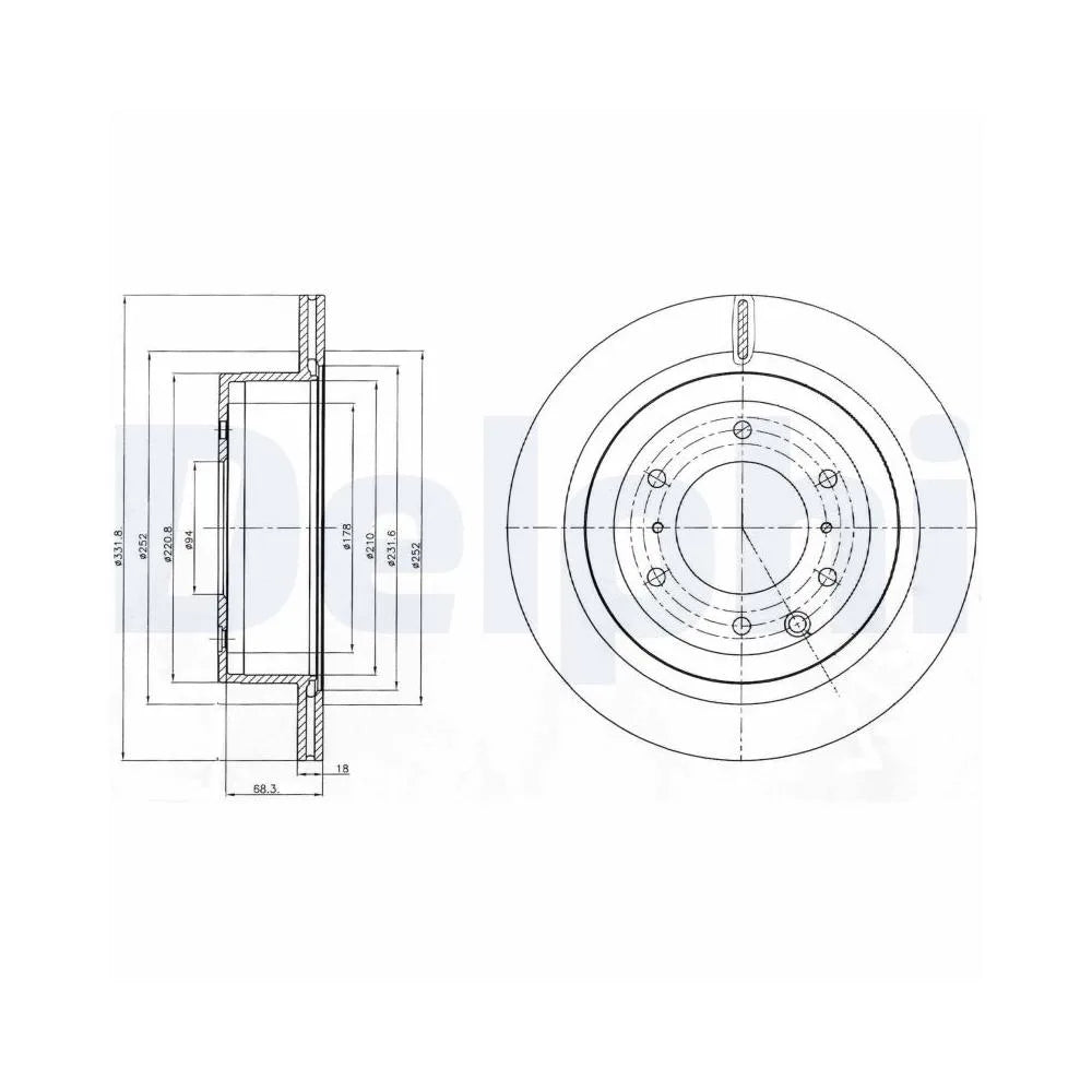 Discuri Frana Delphi - BG4263