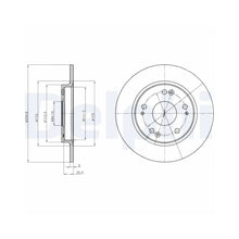 Discuri Frana Delphi pentru Honda Cr Z - BG4280