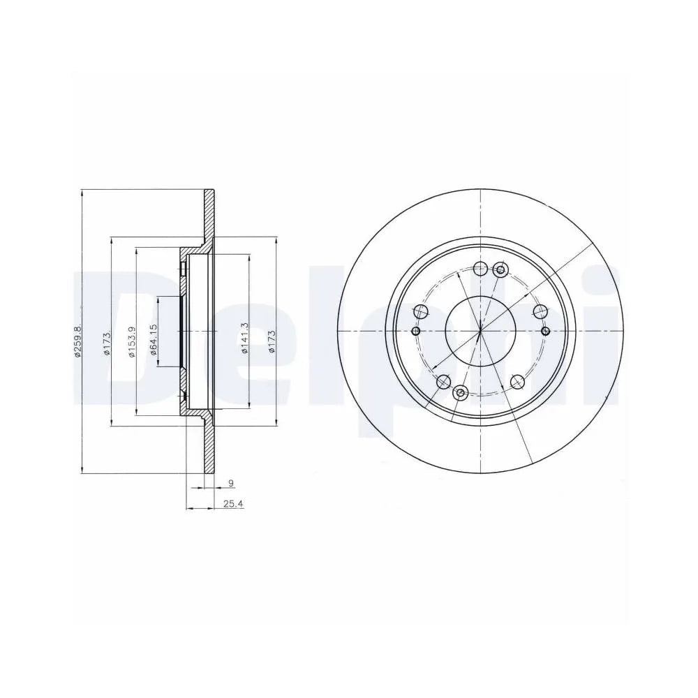 Discuri Frana Delphi pentru Honda Cr Z - BG4280