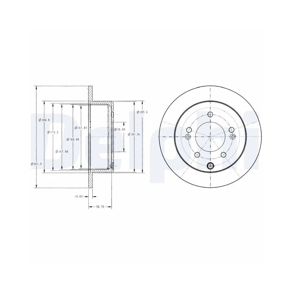 Discuri Frana Delphi pentru Kia Soul - BG4327
