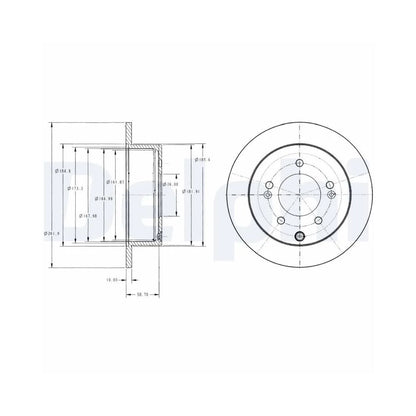 Discuri Frana Delphi pentru Kia Soul - BG4327