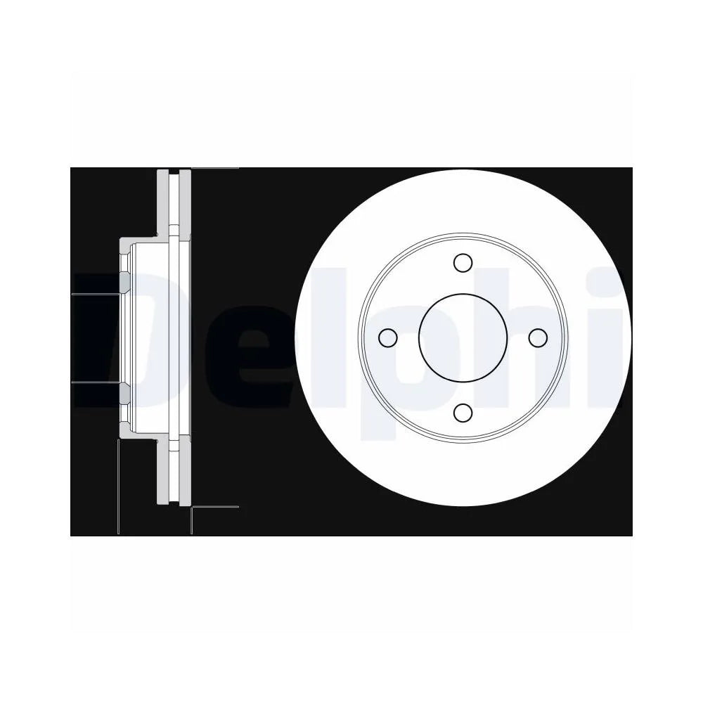 Discuri Frana Delphi pentru Nissan Nv200 Evalia/Nv200 - BG4651C