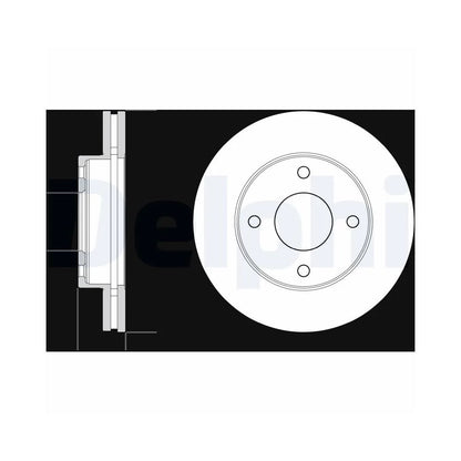 Discuri Frana Delphi pentru Nissan Nv200 Evalia/Nv200 - BG4651C