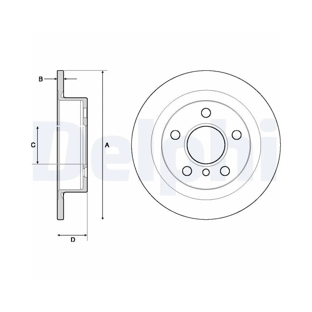 Discuri Frana Delphi - BG4706C